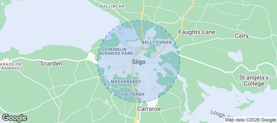 Sligo Airbnb map